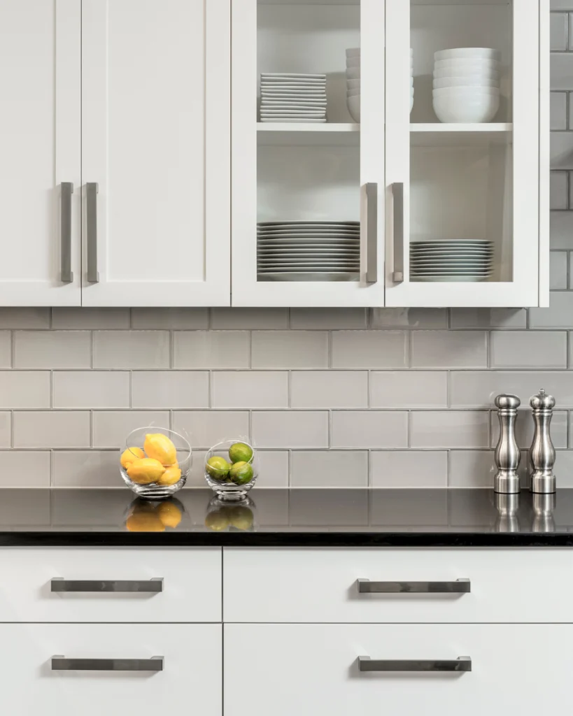 Cabinet glass kitchen